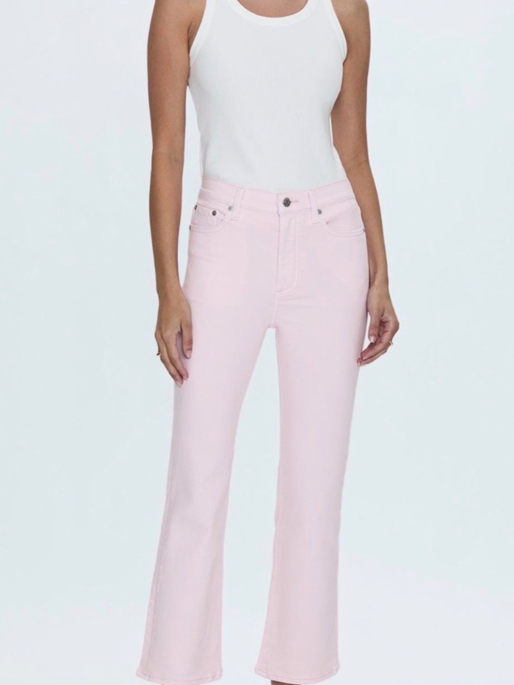Light Pink Baccini Brand Jeans (Size 8) - Picture 1 of 9